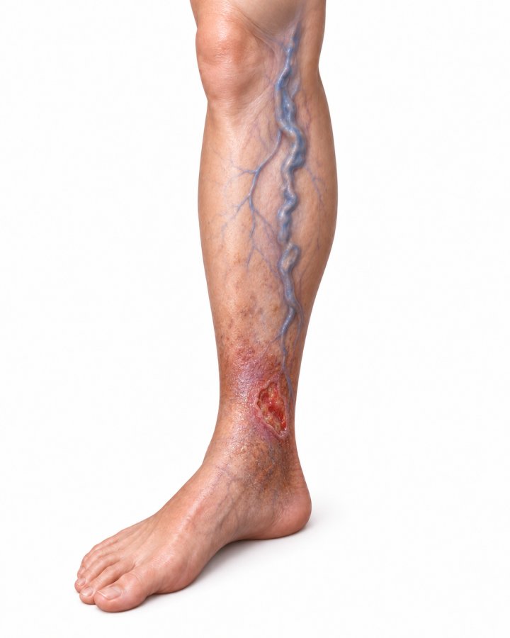 Stage 04: A venous ulcer forms